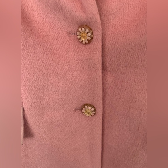 LoveShackFancy Lula wool blend blazer powdered pink - Picture 9 of 11